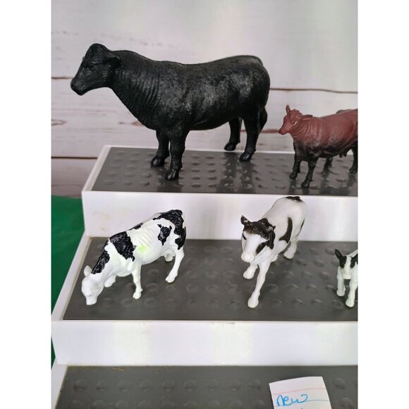 Popak New Ray Toy Lot‎ of 7 Cows, Dairy, Black Angus - Picture 5 of 10